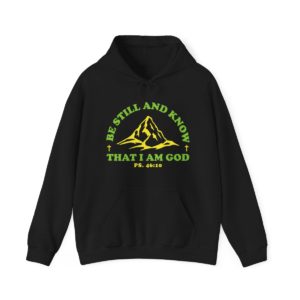 Be Still And Know! Mountain Graphic Hooded Sweatshirt