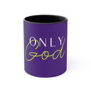 Only God Accent Coffee Mug (Purple) 11oz